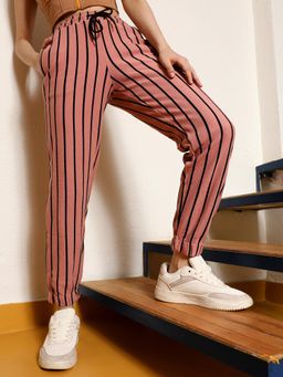 PINACOLADA - Pink Stripes Track Pant