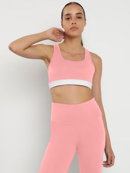 Wear Jukebox - Momentum Sports Bra for Girls and Women Peach
