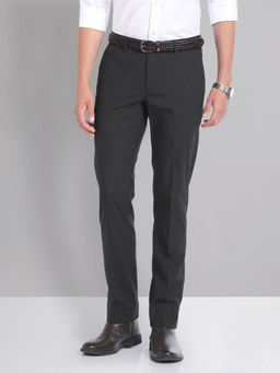 AD By Arvind - Mid Rise Heathered Trousers