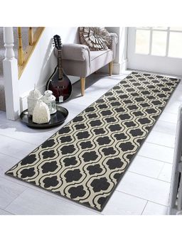 Saral Home - Cotton Jacquard Kitchen-Bedside Runner-Grey-65X200 Cm