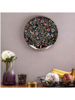 KOLOROBIA - Premium Wall Plate For Home & Decor In Madhubani Art Black Design