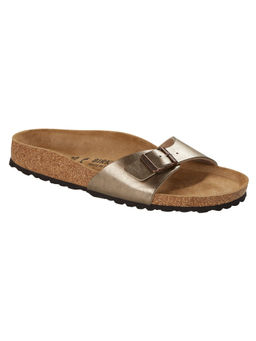 Birkenstock - Madrid Solid Beige Narrow Width Women One-strap Sandals