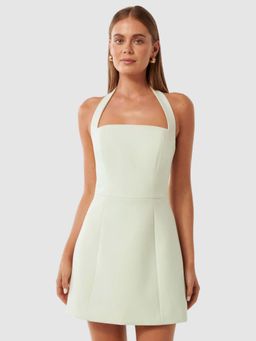 Forever New - Green Solid Dress