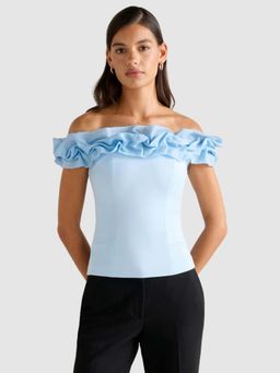 Forever New - Blue Solid Top