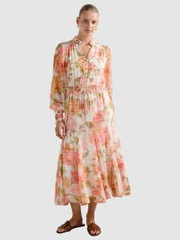 Forever New - Multi-Color Floral Dress with Belt