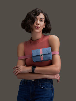 A Big Indian Story - Pam Belt Bag- Blue