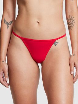 Victoria's Secret - PINK Cotton V-String Panty - Red