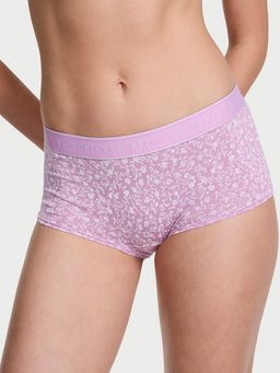 Victoria's Secret - Logo Cotton Boyshort Panty - Pink