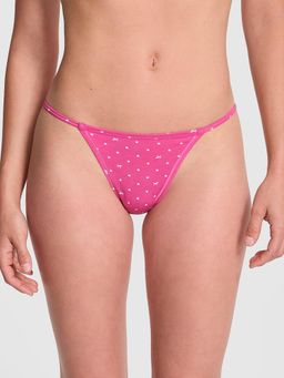 Victoria's Secret - PINK Cotton String Bikini Panty - Pink