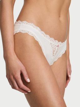 Victoria's Secret - Dream Angels Lace-Trim Bikini Panty - White