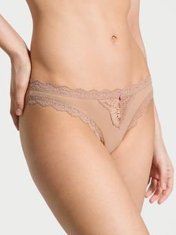 Victoria's Secret - Dream Angels Lace-Trim Bikini Panty - Beige