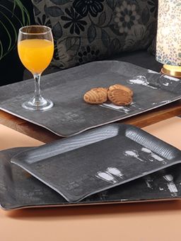 CDI - 3Pcs Matt Finish Serving Tray Set