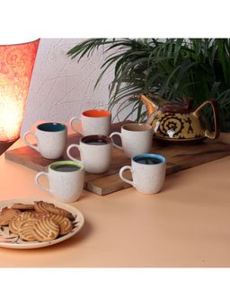 CDI - Marble Shpaed Tea-Coffee Cups Set of 6