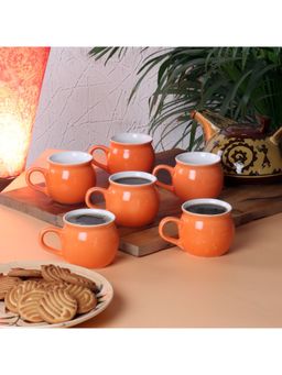 CDI - Dholak Shaped Tea-Coffee Cups Set of 6