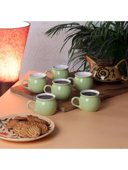 CDI - Dholak Shaped Tea-Coffee Cups Set of 6