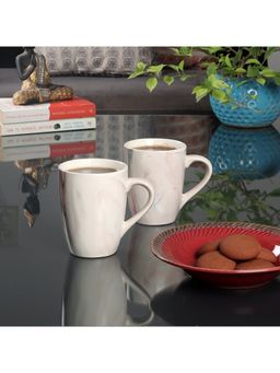 CDI - White Set of 6 Printed Ceramic Glossy Mugs