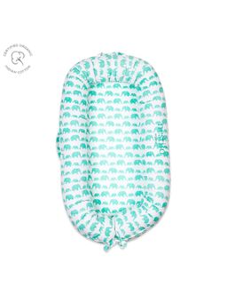 Masilo - 100% Organic Cotton Nestilo Bed Soft & Breathable Portable Pack of 1-Elephant