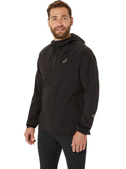 ASICS - Mens Performance Black Metarun Waterproof Hooded Jacket