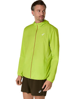 ASICS - Mens Performance Neon Green Hooded Jacket