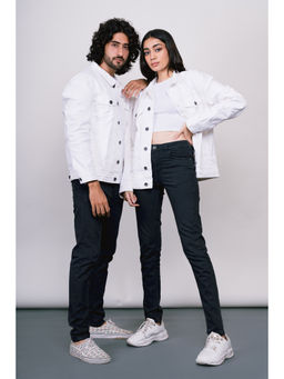 FREAKINS - Unisex Black Slim Fit Jeans