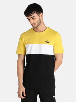 Puma - Block Men Yellow T-shirts