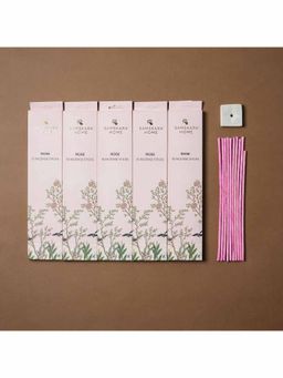 Samskara Home - Rose Incense Sticks (Pack Of 5)