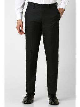 Van Heusen - Men Black Check Ultra Slim Fit Trouser
