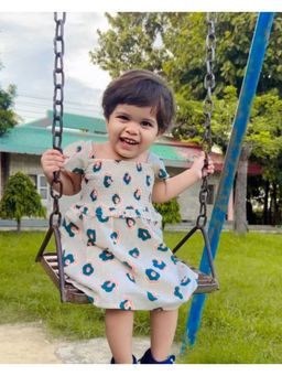 Earthy Tweens - Whimsical White Floral Dress