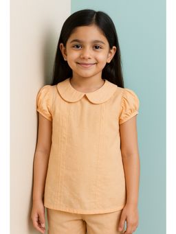 Earthy Tweens - Blush Rose Blouson Top