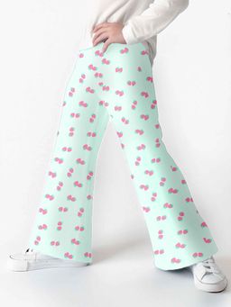 Nautinati - Girls Cotton All-Over Strawberry Print Leggings