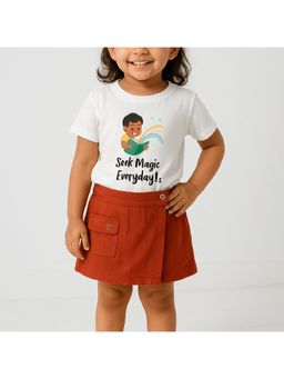 ZACH & KIKI - Seek T-Shirt with Teddy Skorts