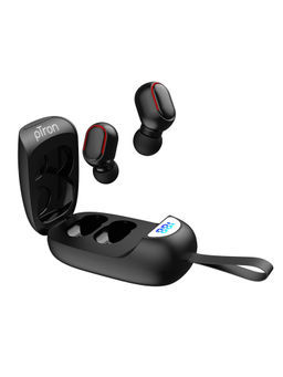 pTron - Basspods 381 BT5.1 Wireless Headphones with Deep Bass & Clear Calls (Black)