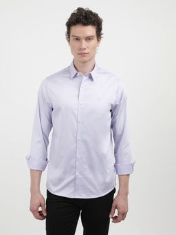 Calvin Klein - Men Purple Slim Fit Solid Shirt