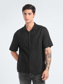 Calvin Klein - Men Black Regular Fit Solid Shirt