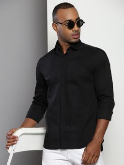 Calvin Klein - Men Black Slim Fit Solid Shirt