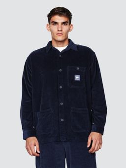 Wrangler - Men Blue Regular Fit Textured Shirt