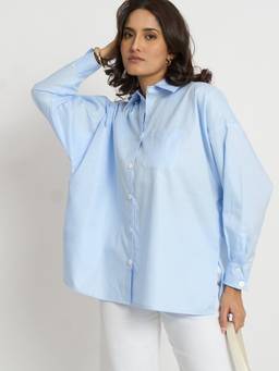 LOMA - Oversized Blue Shirt