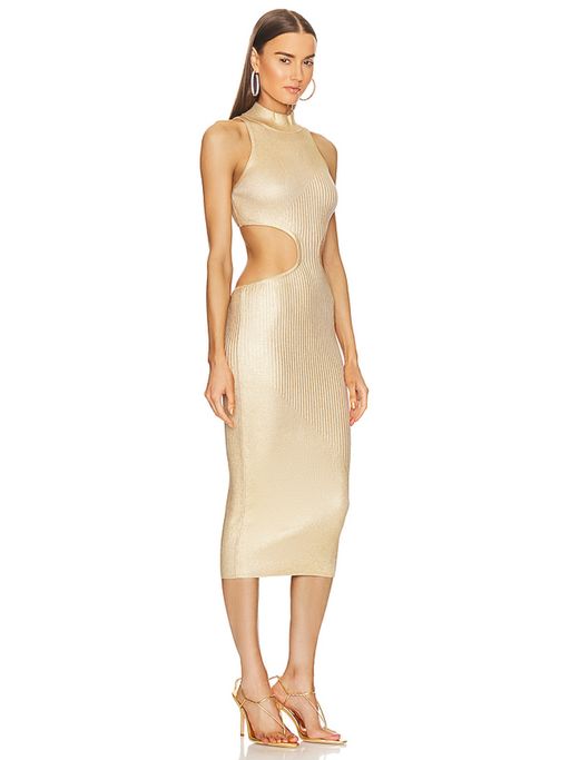 Buy Michael Costello x REVOLVE Calista Cut Out Long Midi Dress (XL) Online
