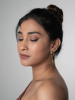 White Lies - Lobster Earrings - 18k Gold Plated