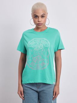 Lee - Womens Green T-Shirt