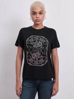 Lee - Womens Black T-Shirt