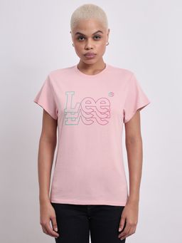 Lee - Womens Pink T-Shirt