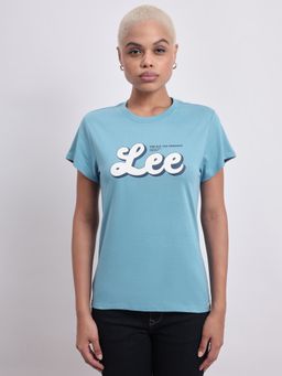 Lee - Womens Blue T-Shirt