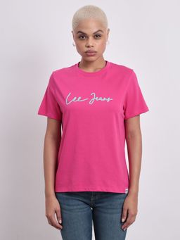 Lee - Womens Pink T-Shirt