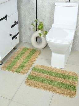 Saral Home - Shimo Microfiber Soft Antiskid Bathmat - Beige