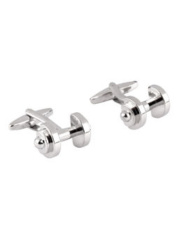 The Tie Hub - Dumbbells Cufflinks (Polished)