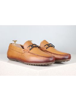 PRIVO - Solid-plain Tan Casual Shoes