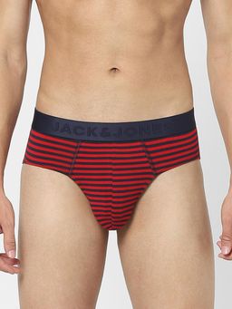Jack & Jones - Blue & Red Striped Briefs
