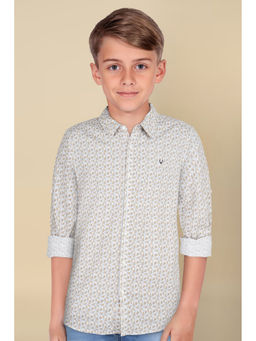 Allen Solly - Boys Multi-Color Slim Fit Print Casual Shirt