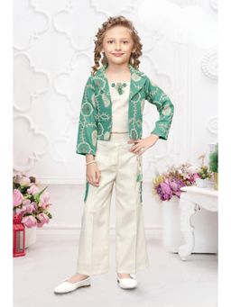 Lagorii - Green Embroidered Co-Ord Set
